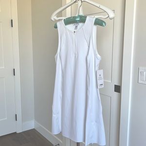 Athleta white tennis dress size Med.